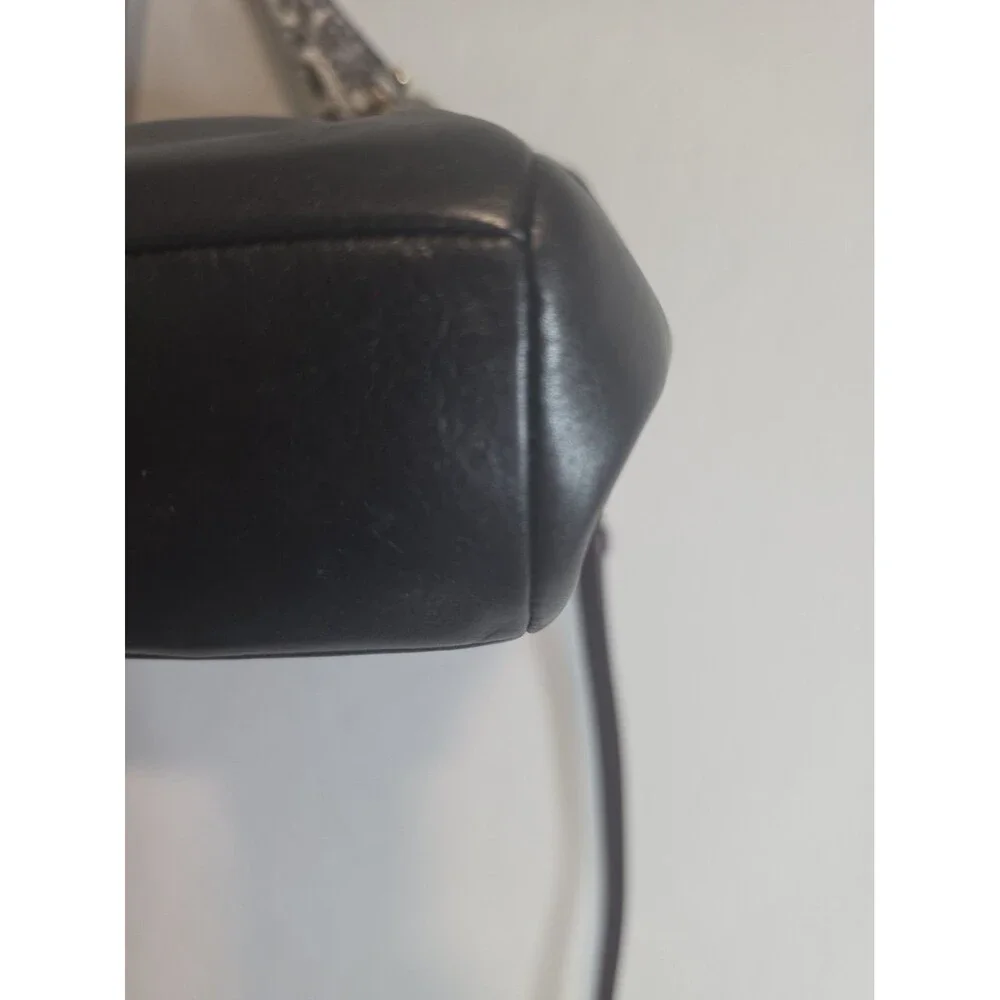 AUTHENTIC COACH PRAIRIE LEATHER SATCHEL ELBOW HANDBAG PURSE _BLACK